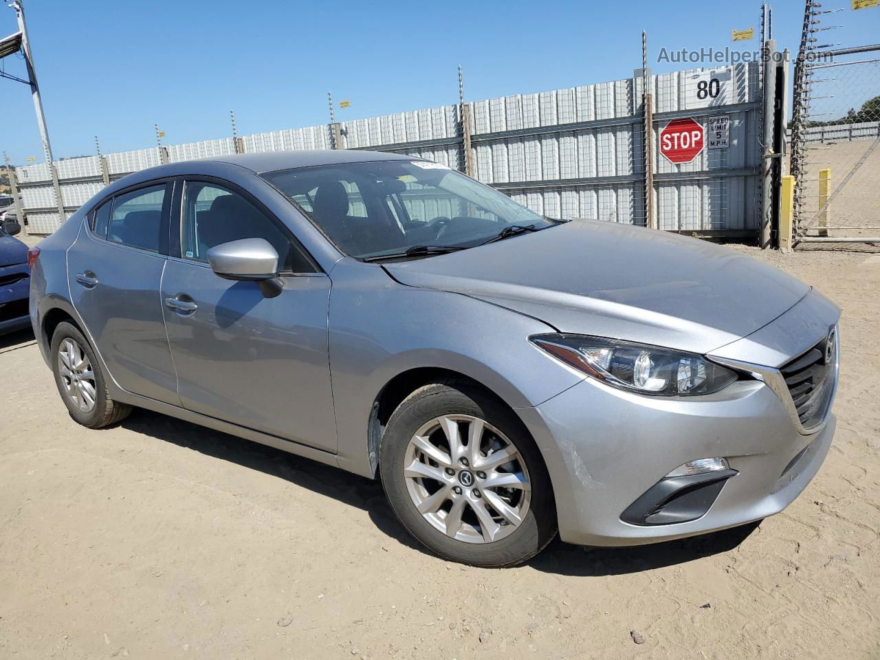 2016 Mazda 3 Sport Silver vin: JM1BM1U72G1276615