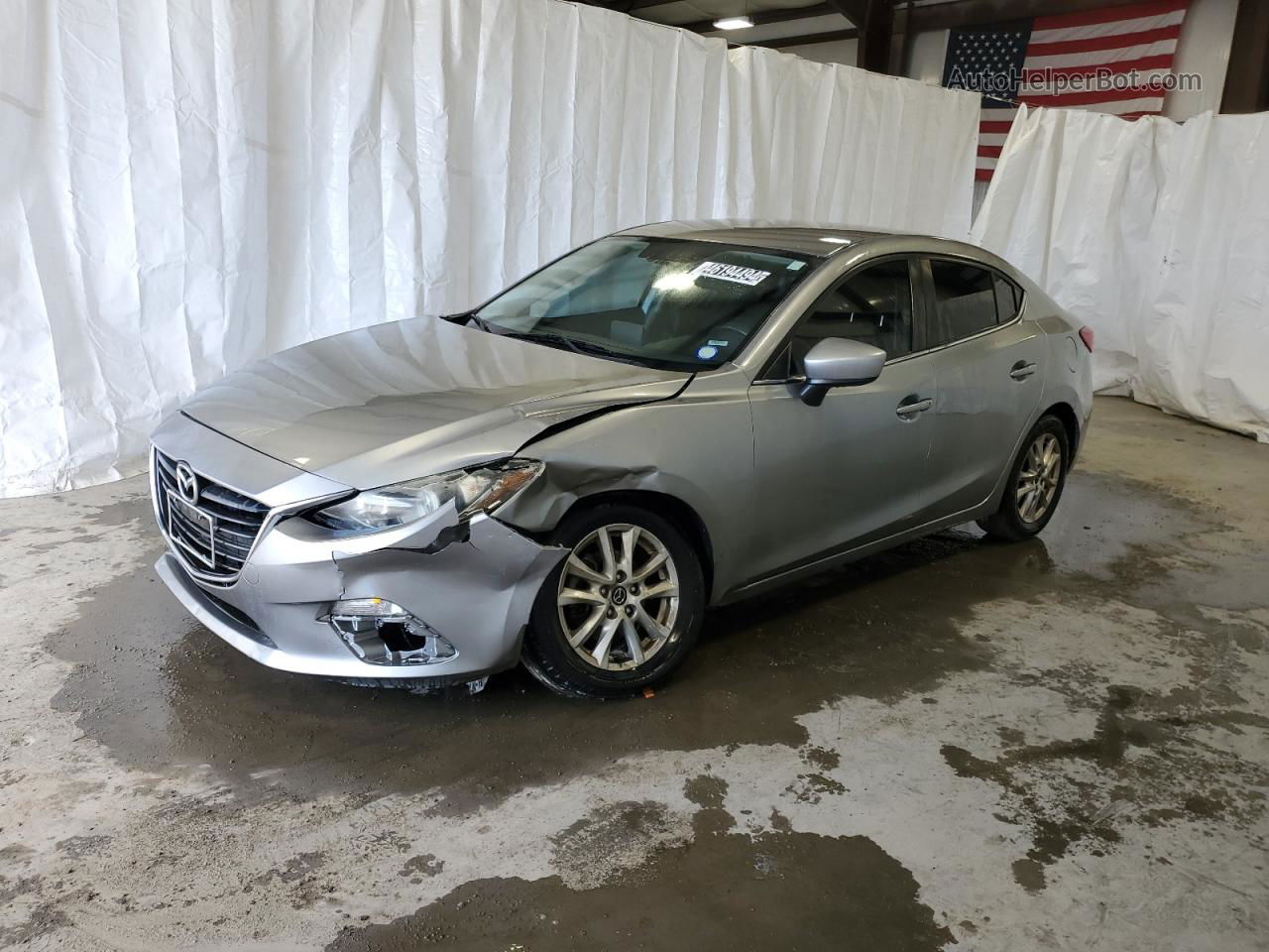 2016 Mazda 3 Sport Серебряный vin: JM1BM1U72G1285542