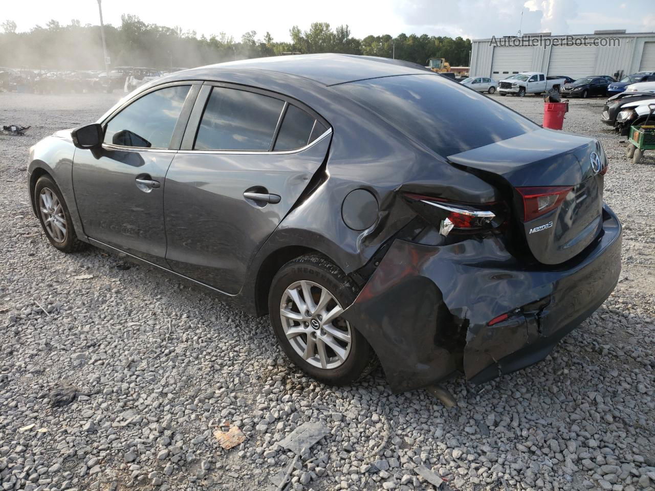 2016 Mazda 3 Sport Gray vin: JM1BM1U72G1302646