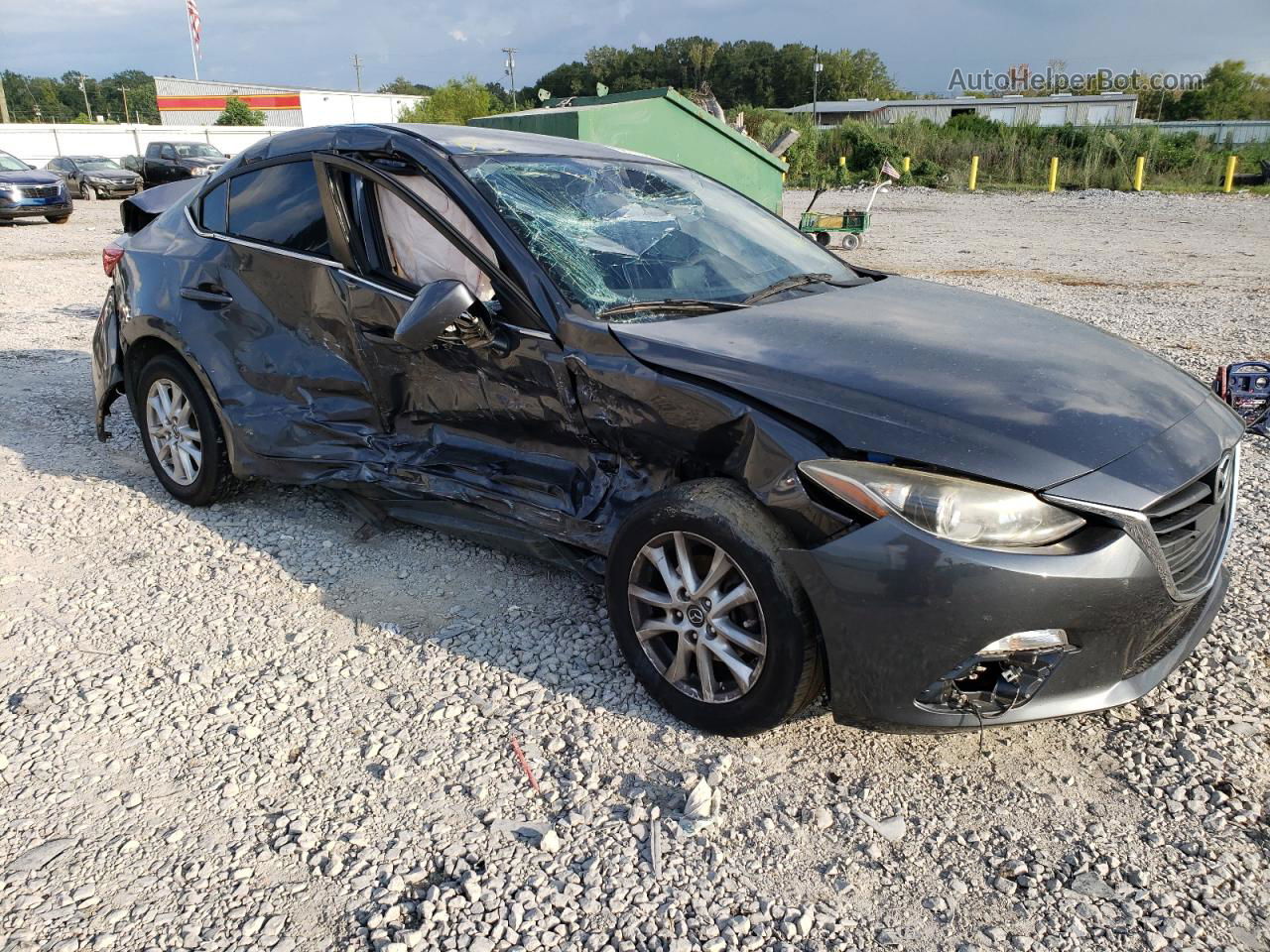 2016 Mazda 3 Sport Gray vin: JM1BM1U72G1302646