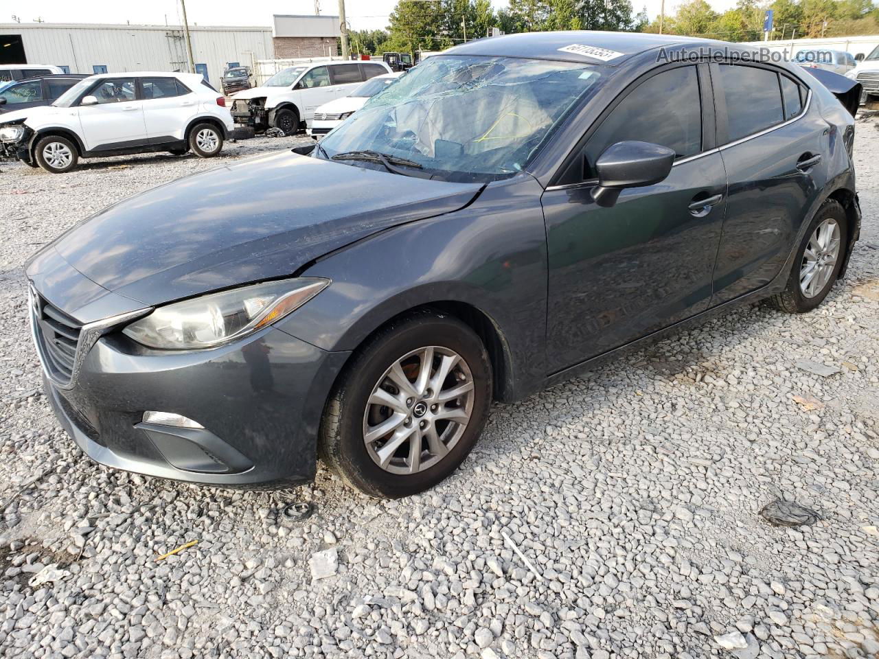 2016 Mazda 3 Sport Gray vin: JM1BM1U72G1302646