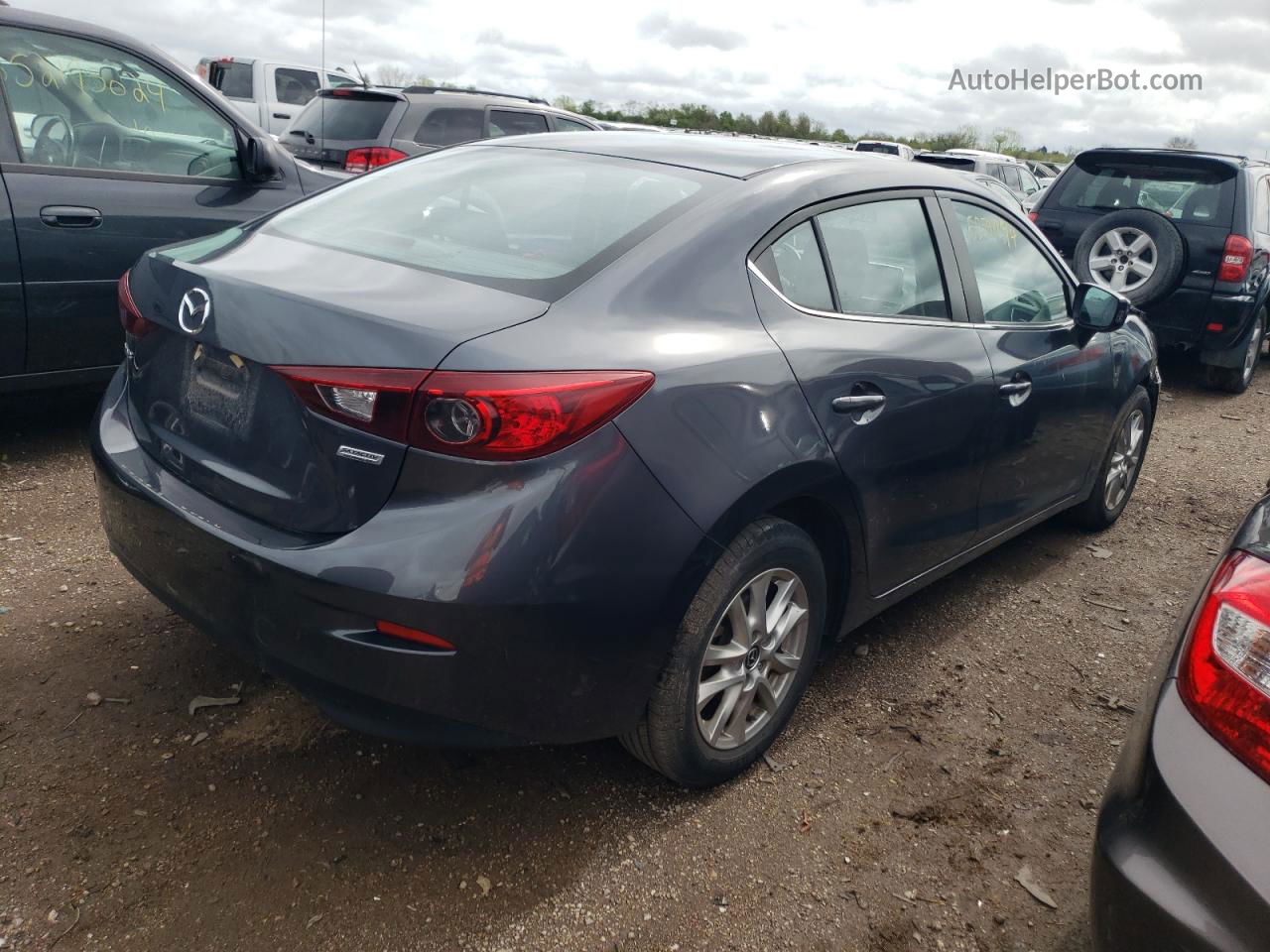 2016 Mazda 3 Sport Серый vin: JM1BM1U72G1326462