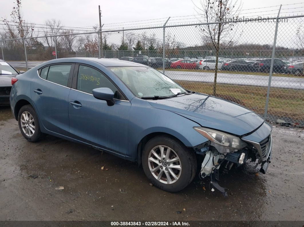 2016 Mazda Mazda3 I Sport Light Blue vin: JM1BM1U72G1328678