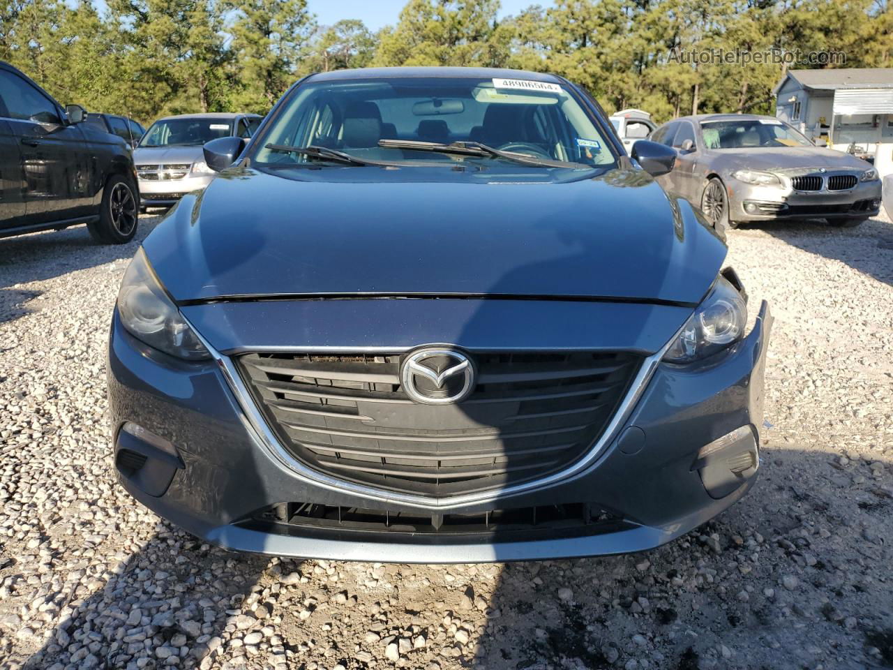 2014 Mazda 3 Sport Blue vin: JM1BM1U73E1129331