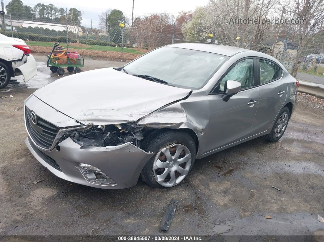 2014 Mazda Mazda3 I Sport Silver vin: JM1BM1U73E1176701