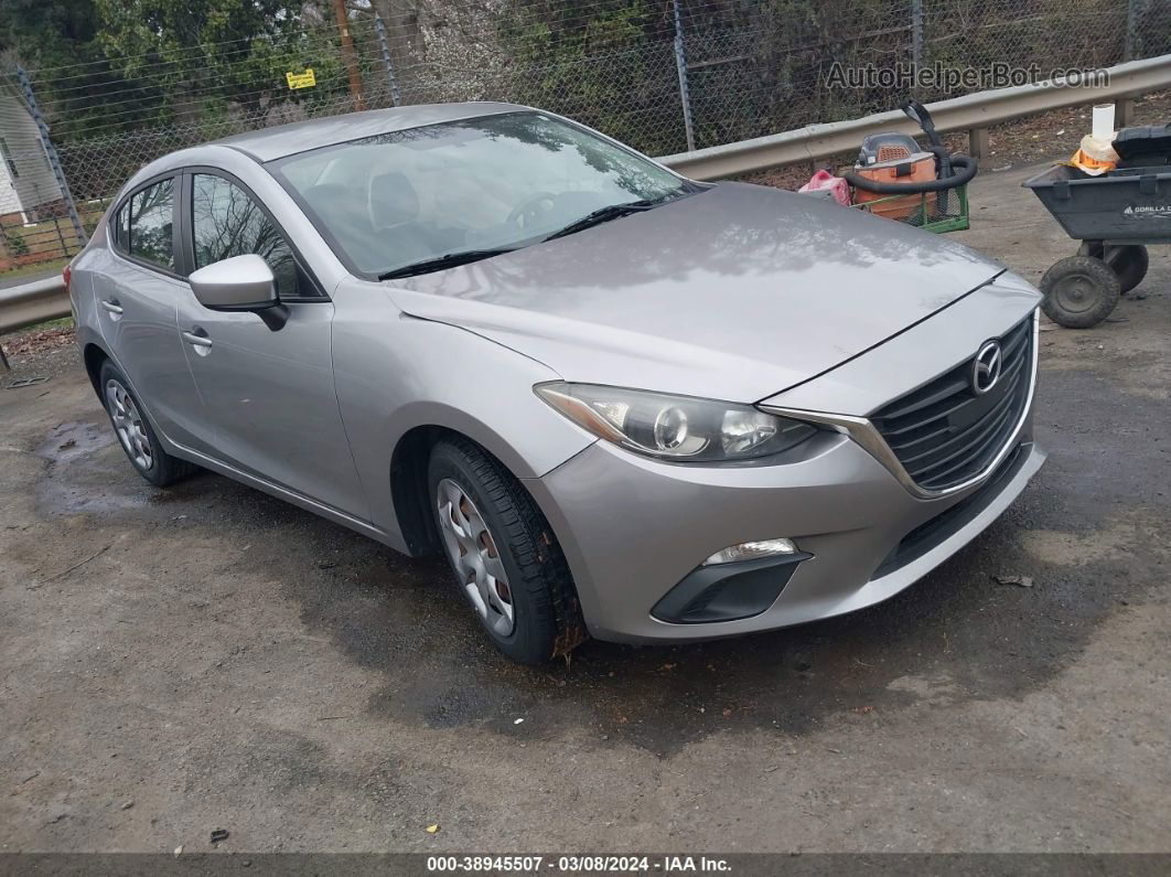 2014 Mazda Mazda3 I Sport Silver vin: JM1BM1U73E1176701