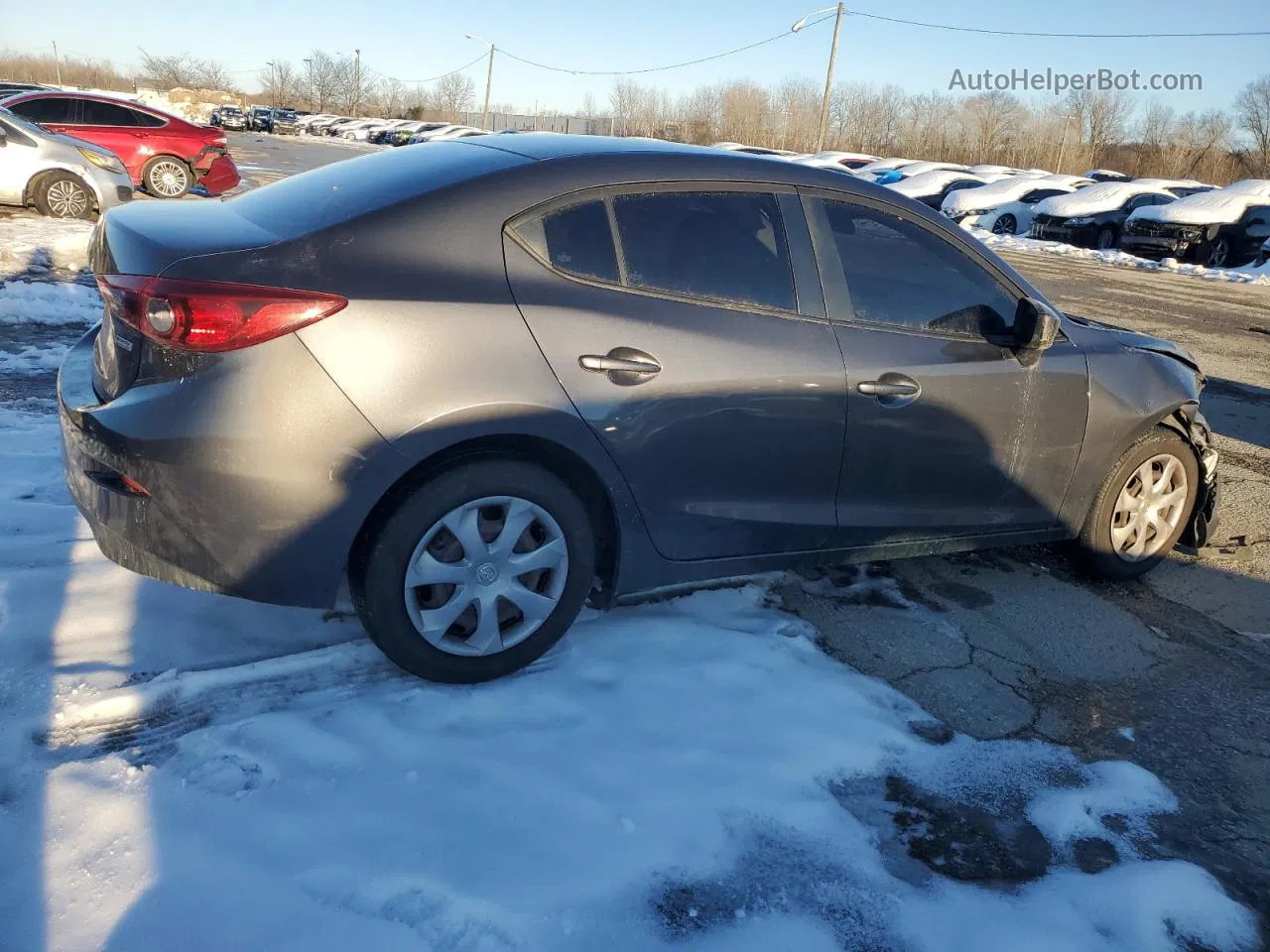 2014 Mazda 3 Sport Gray vin: JM1BM1U73E1195751