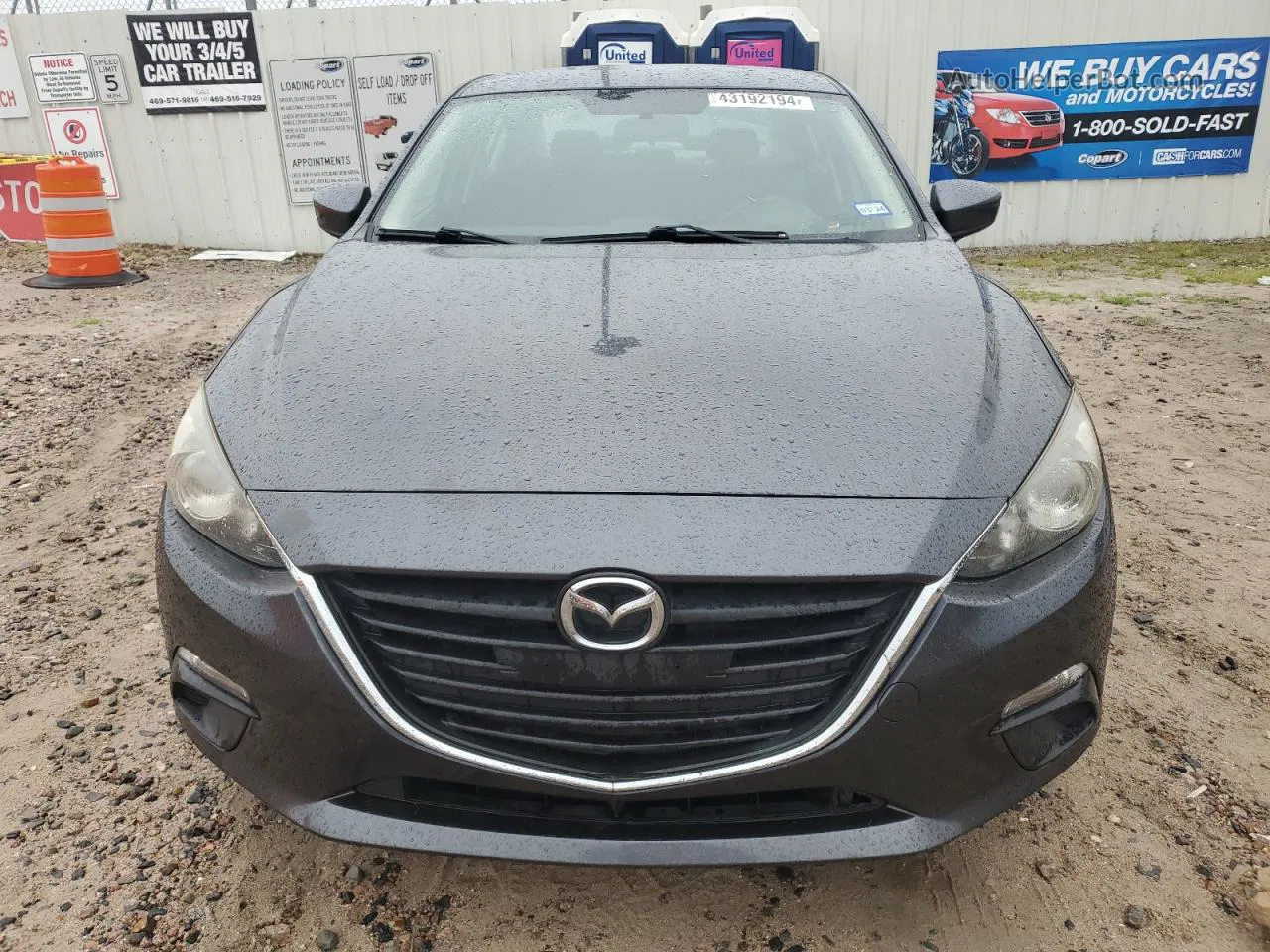 2014 Mazda 3 Sport Gray vin: JM1BM1U73E1197726