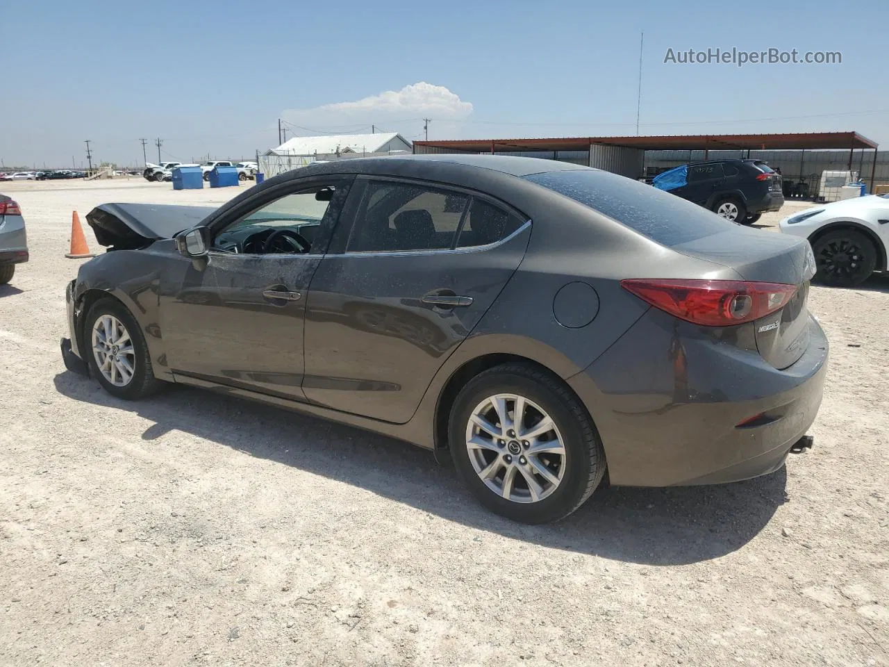 2016 Mazda 3 Sport Gray vin: JM1BM1U73G1294069