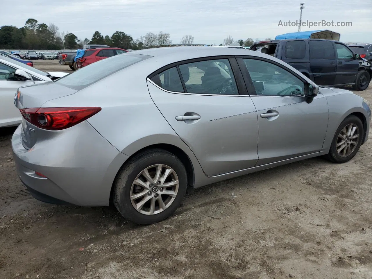 2016 Mazda 3 Sport Silver vin: JM1BM1U73G1303448