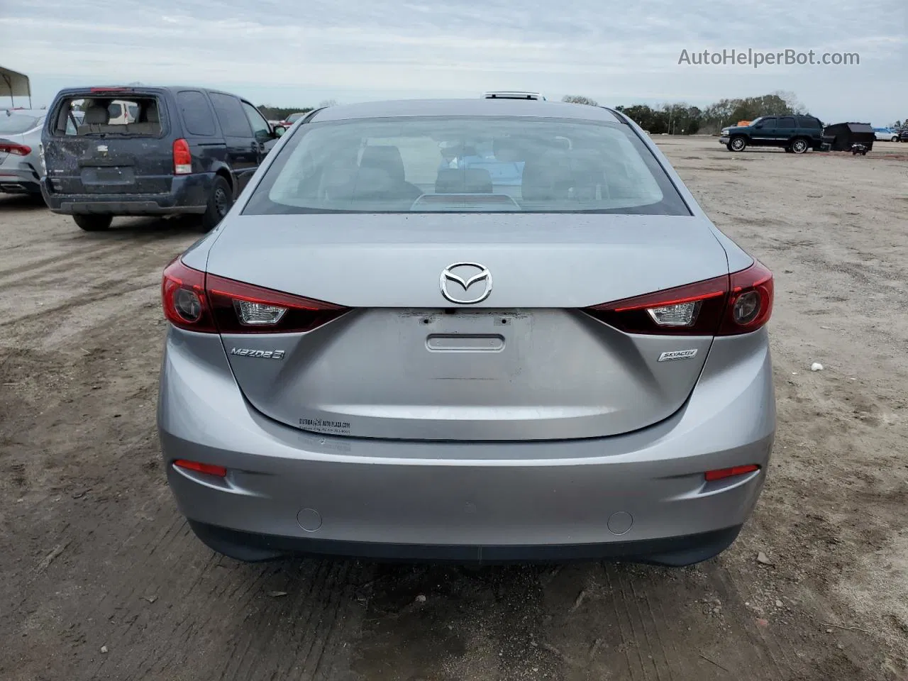 2016 Mazda 3 Sport Silver vin: JM1BM1U73G1303448