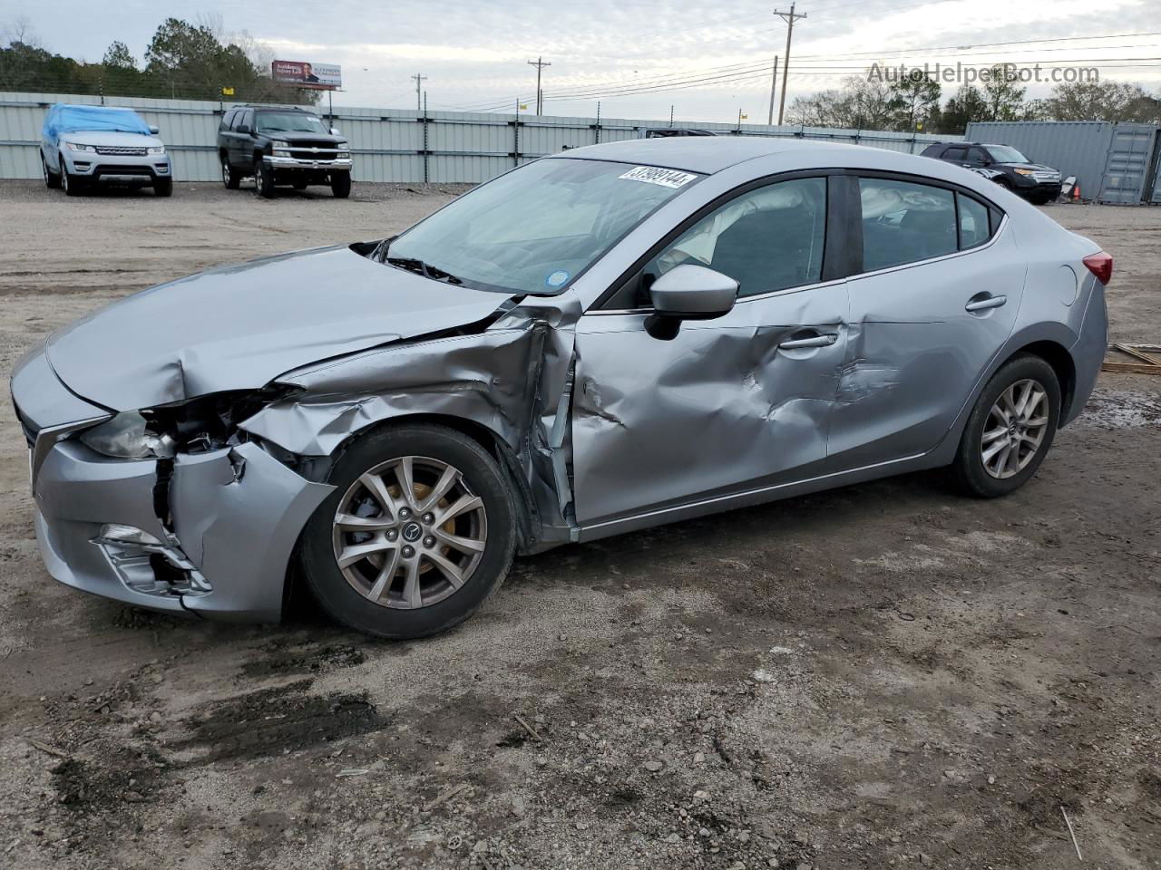 2016 Mazda 3 Sport Silver vin: JM1BM1U73G1303448