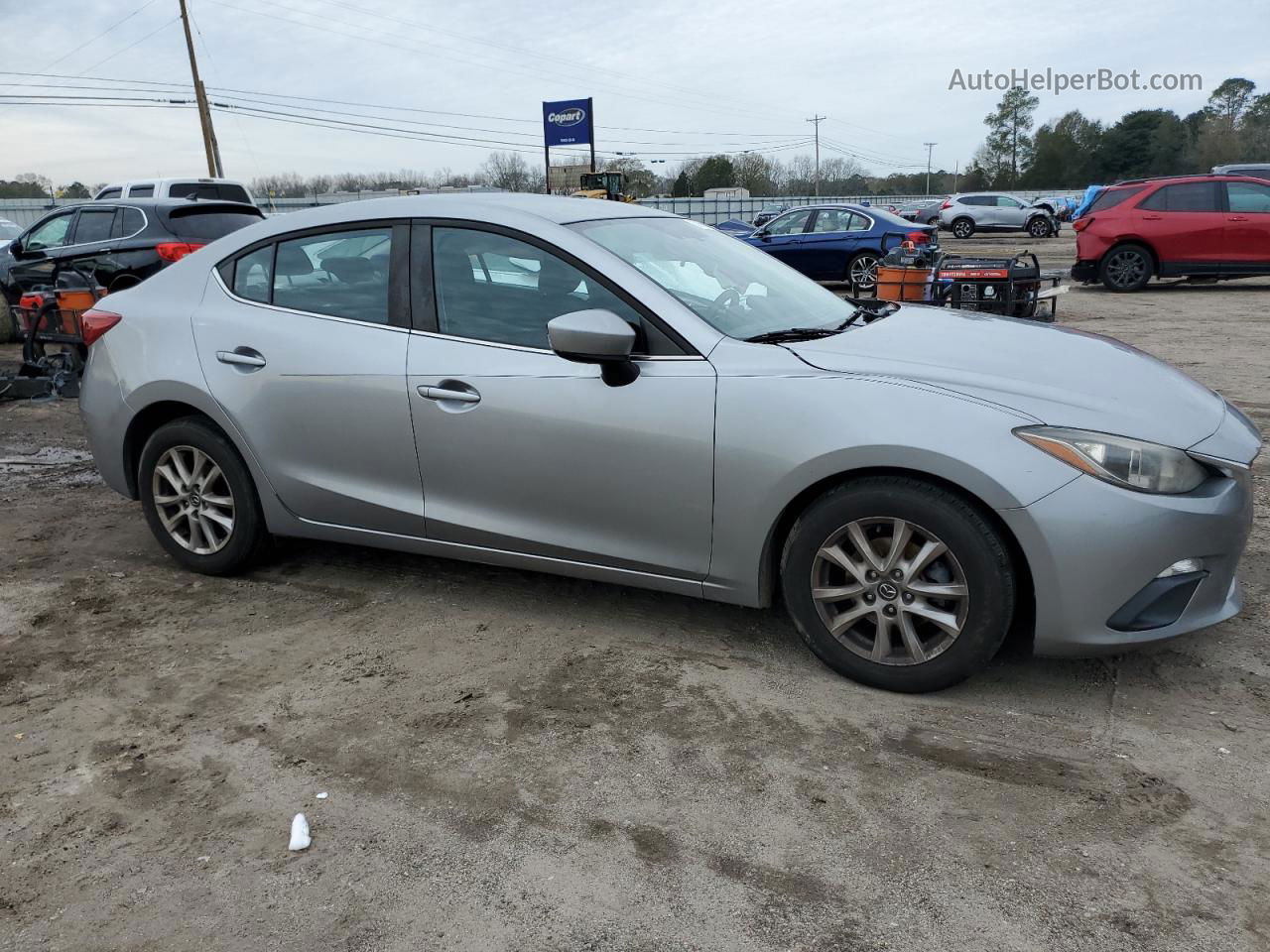 2016 Mazda 3 Sport Silver vin: JM1BM1U73G1303448