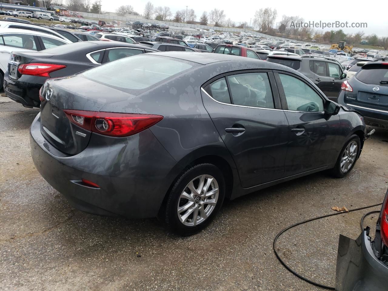 2016 Mazda 3 Sport Серый vin: JM1BM1U73G1304325