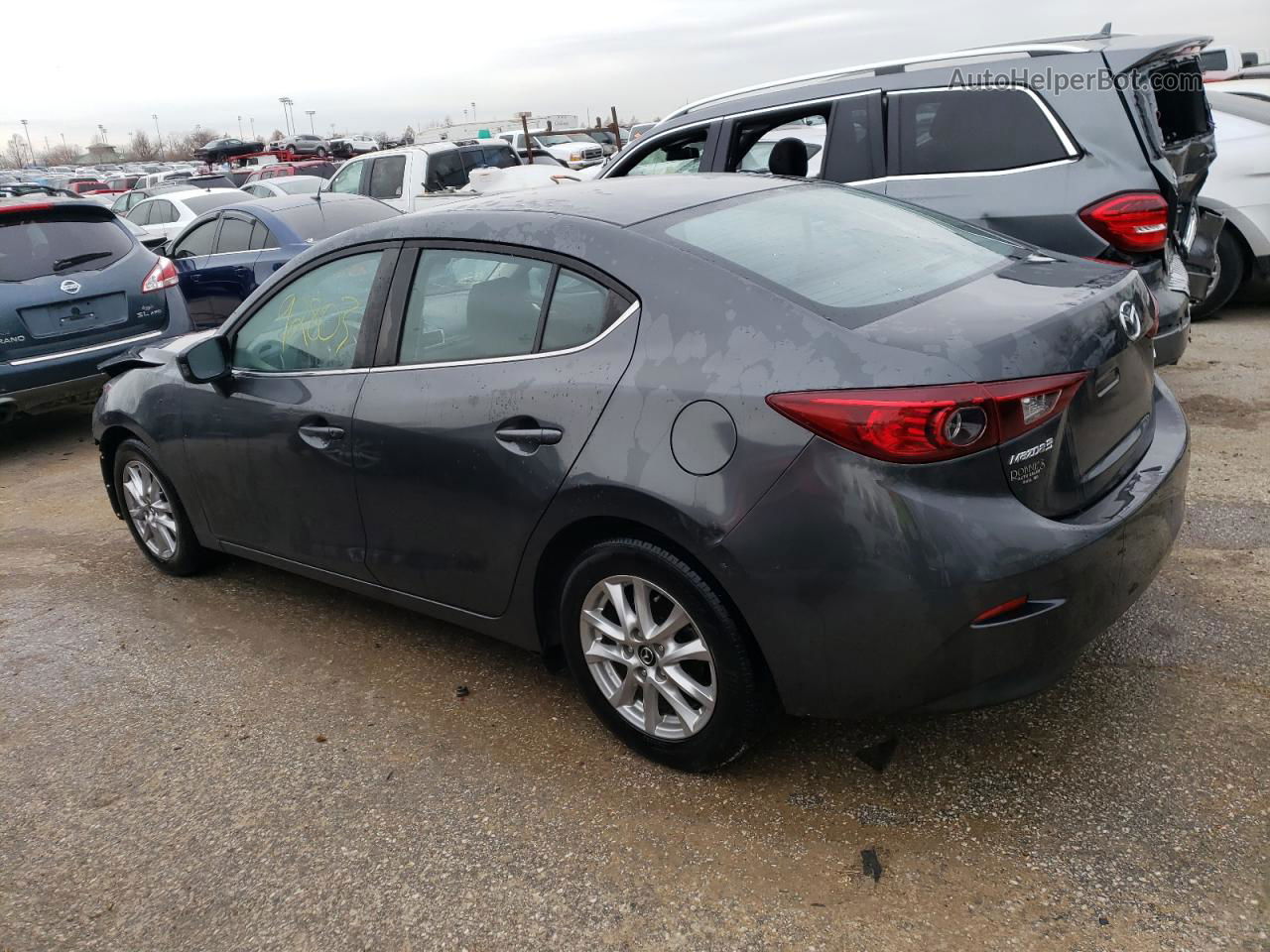 2016 Mazda 3 Sport Gray vin: JM1BM1U73G1304325