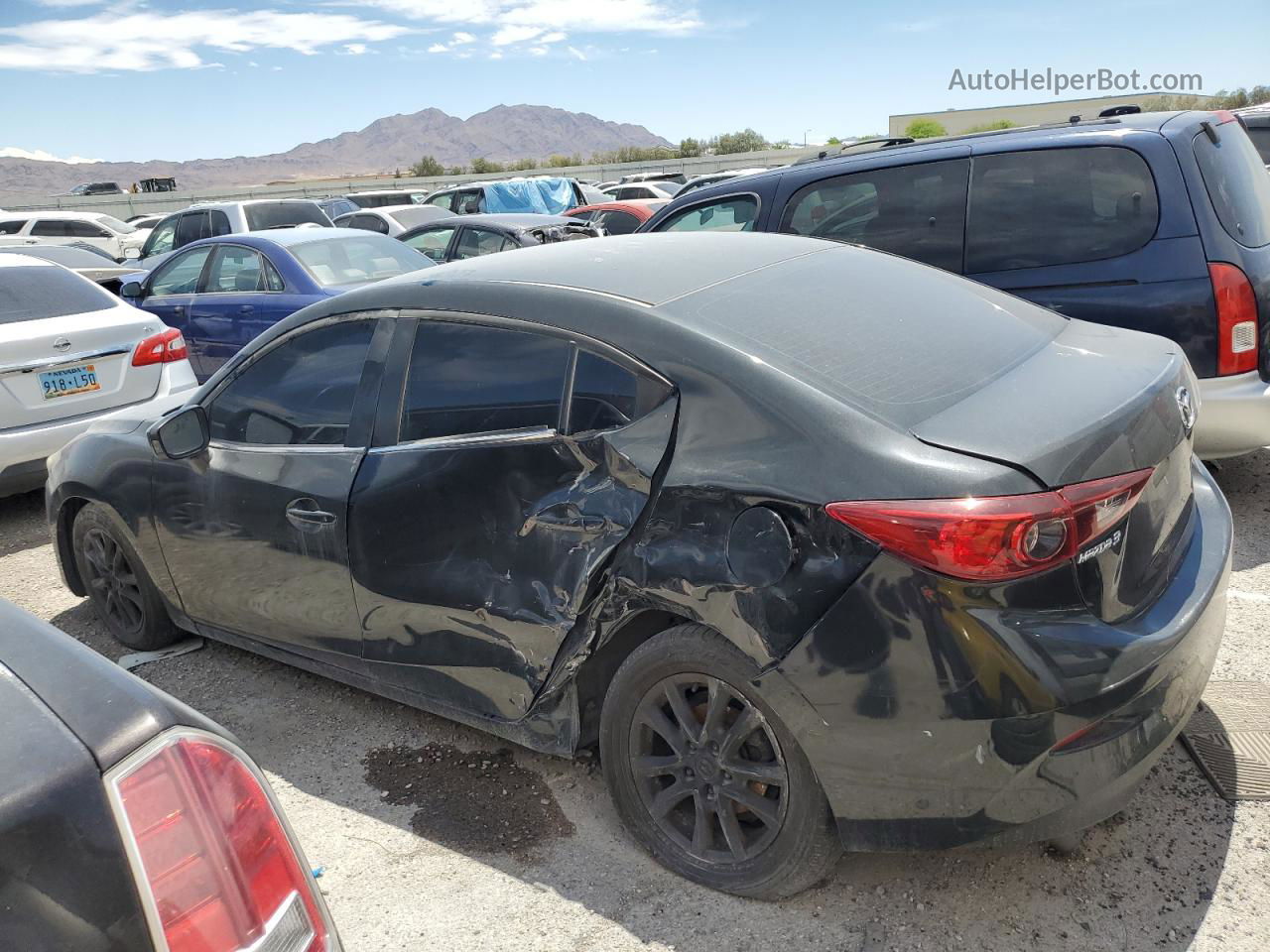 2016 Mazda 3 Sport Black vin: JM1BM1U73G1305359