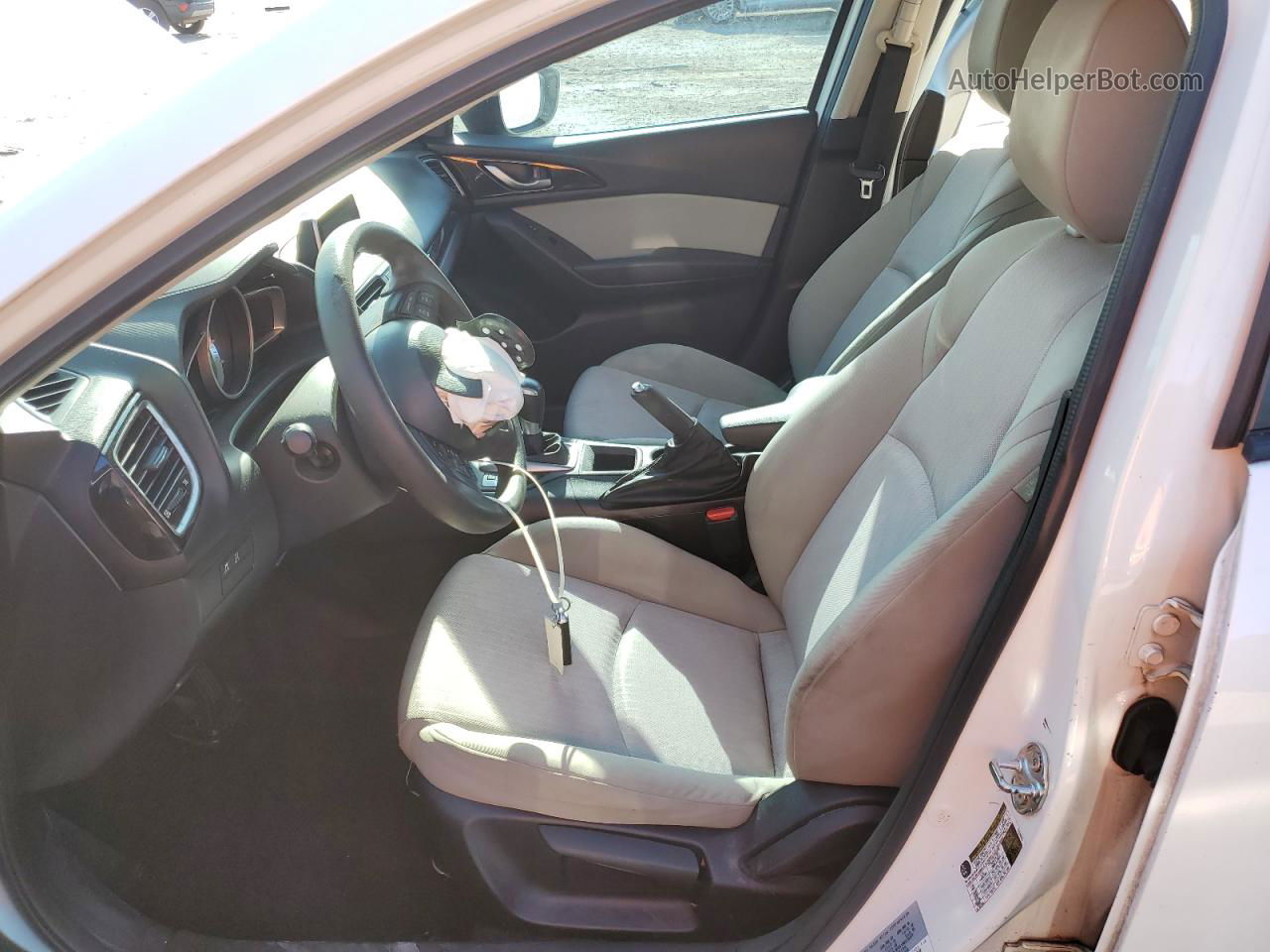 2014 Mazda 3 Sport Белый vin: JM1BM1U74E1123540