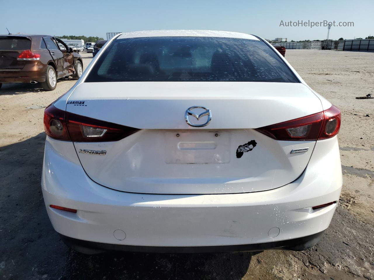 2014 Mazda 3 Sport White vin: JM1BM1U74E1123540