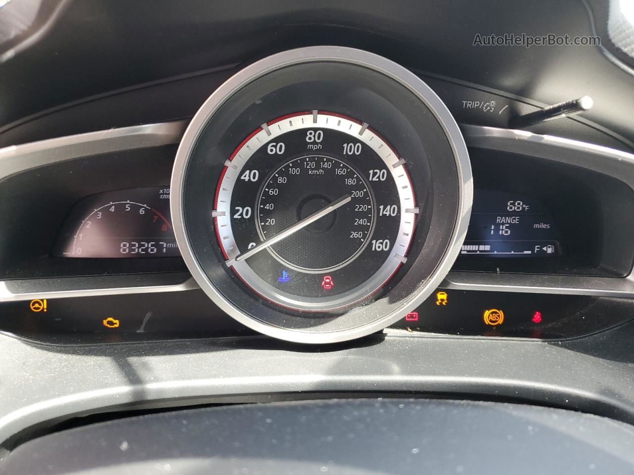 2014 Mazda 3 Sport Серый vin: JM1BM1U74E1156425