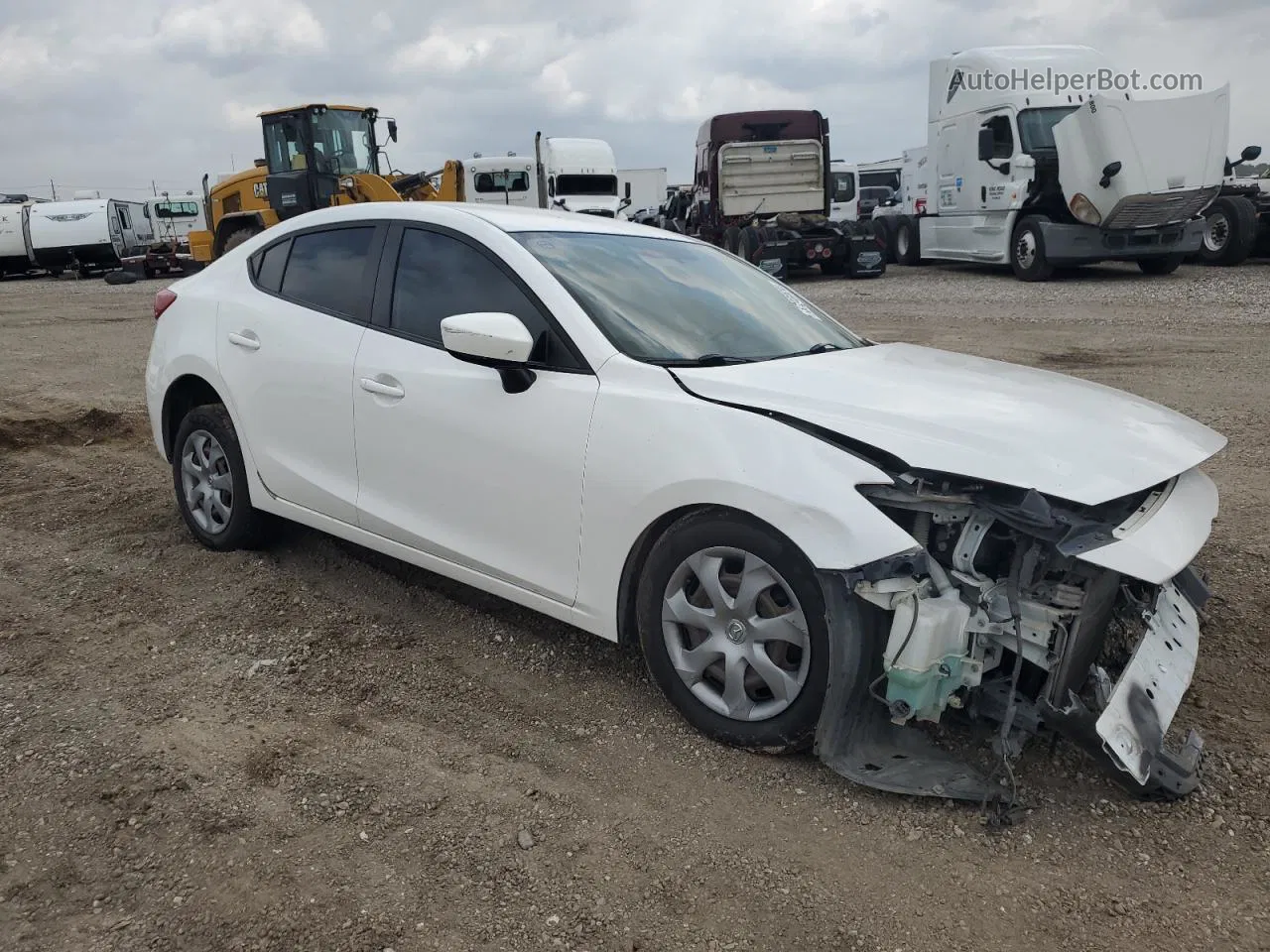 2014 Mazda 3 Sport Белый vin: JM1BM1U74E1158823