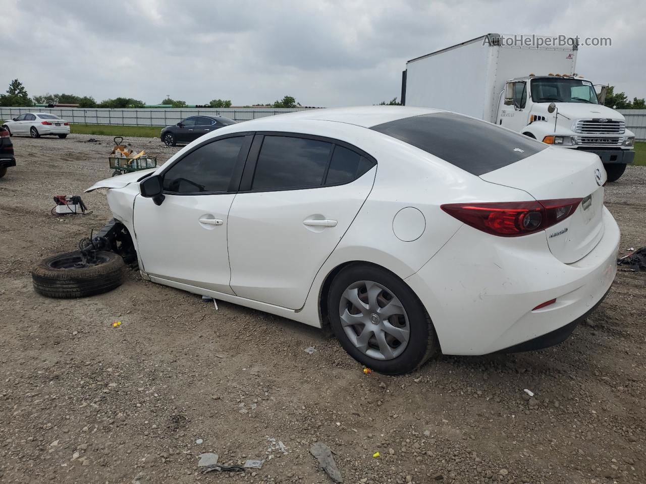 2014 Mazda 3 Sport Белый vin: JM1BM1U74E1158823