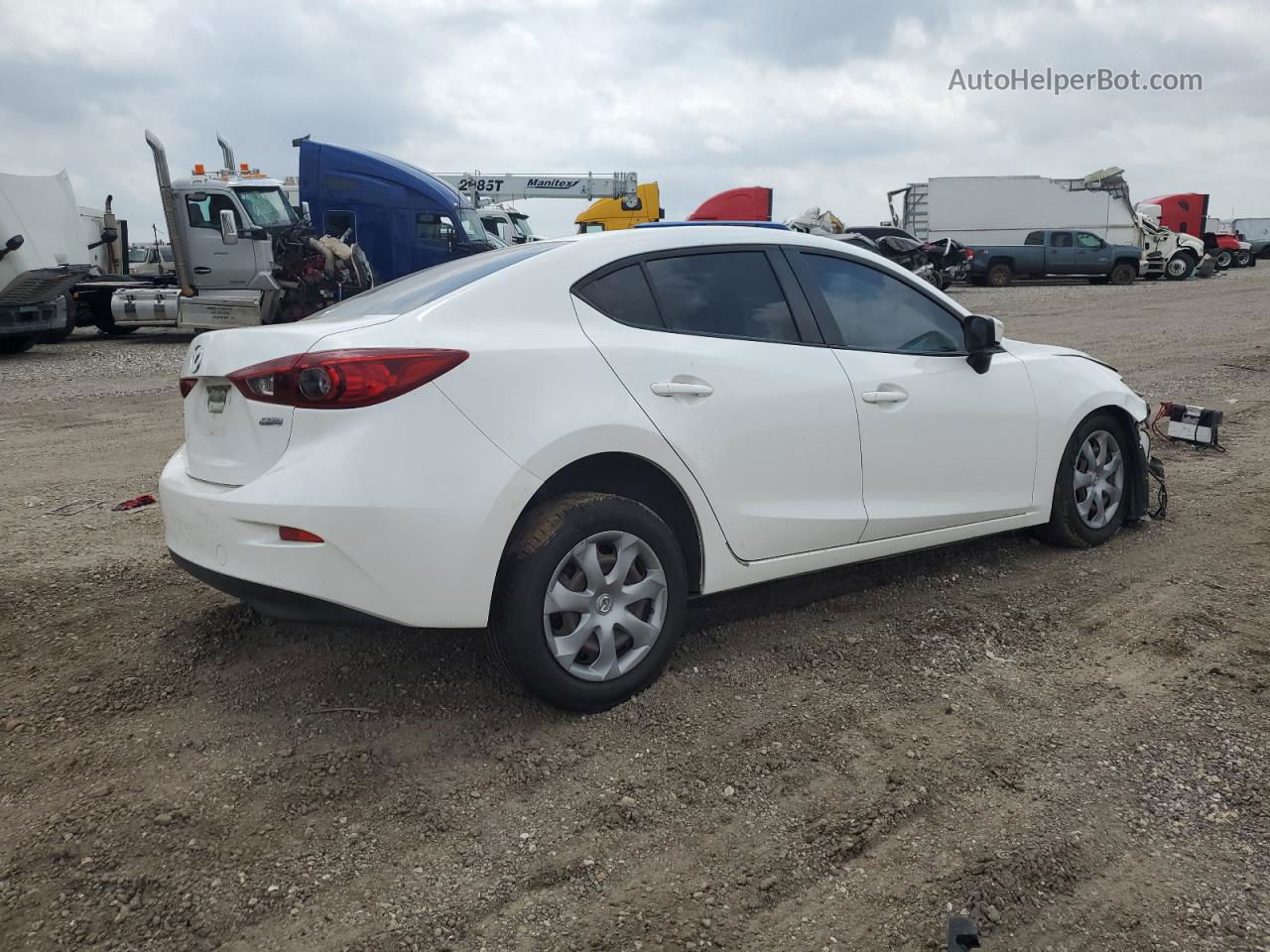 2014 Mazda 3 Sport Белый vin: JM1BM1U74E1158823