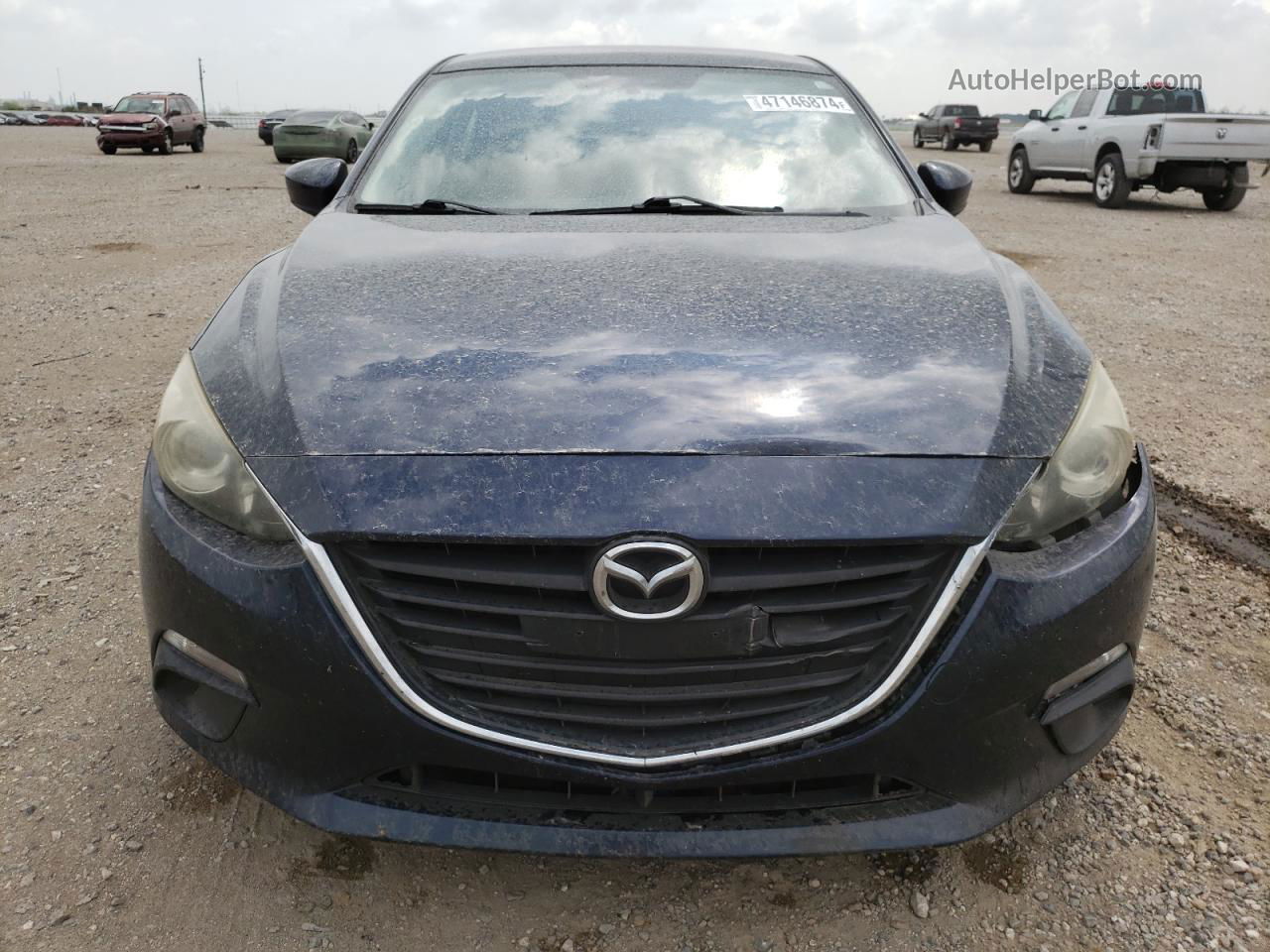 2014 Mazda 3 Sport Blue vin: JM1BM1U74E1167683