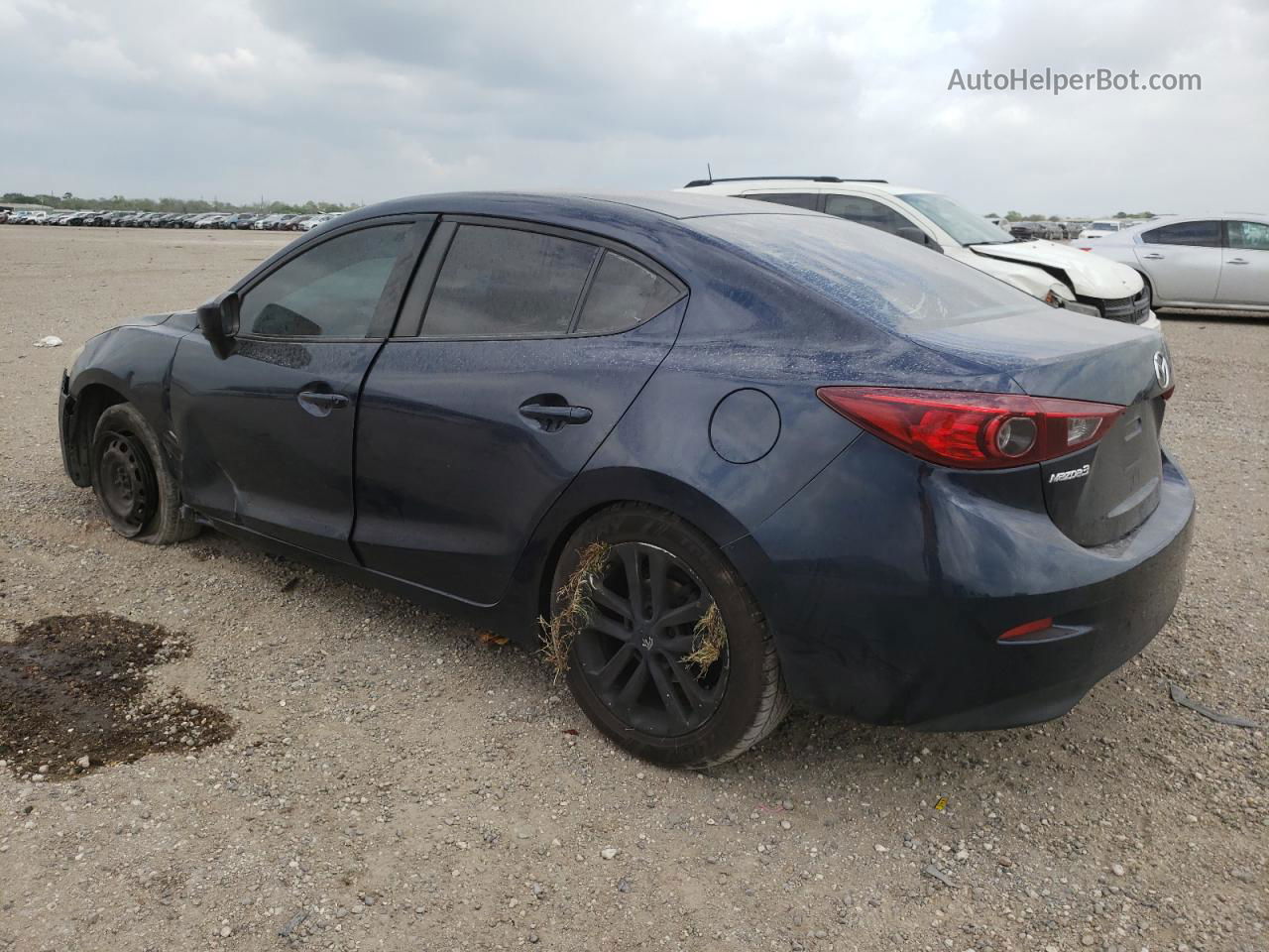 2014 Mazda 3 Sport Синий vin: JM1BM1U74E1167683