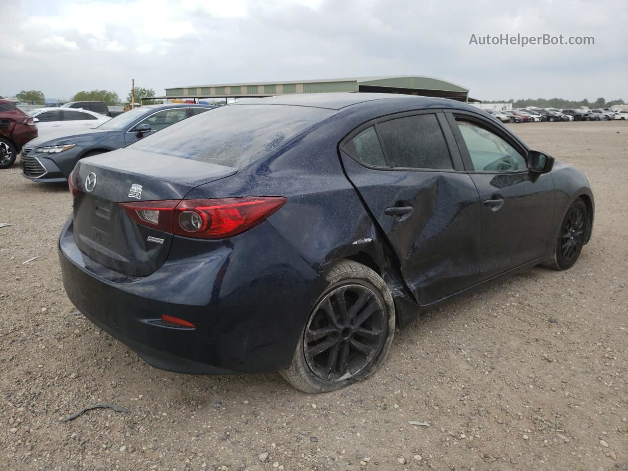 2014 Mazda 3 Sport Синий vin: JM1BM1U74E1167683