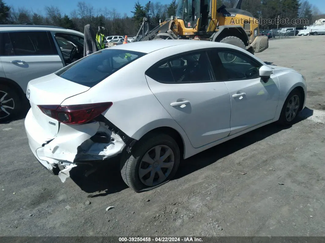 2014 Mazda Mazda3 I Sport White vin: JM1BM1U74E1185830