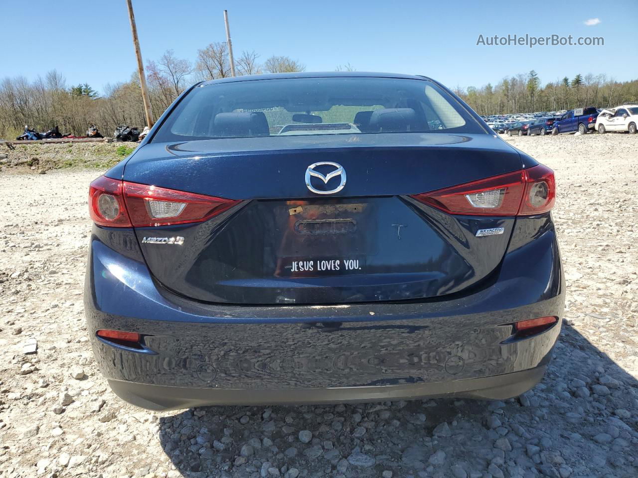 2015 Mazda 3 Sport Blue vin: JM1BM1U74F1249205