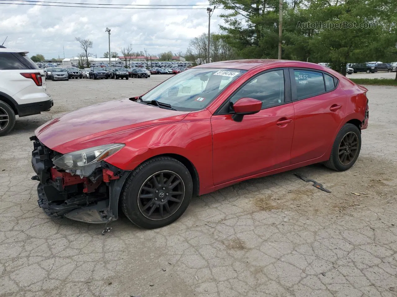 2015 Mazda 3 Sport Red vin: JM1BM1U74F1259510