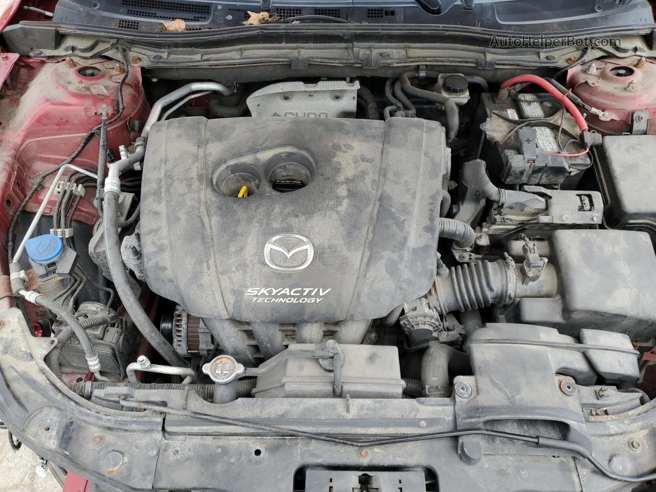 2015 Mazda 3 Sport Red vin: JM1BM1U74F1259510