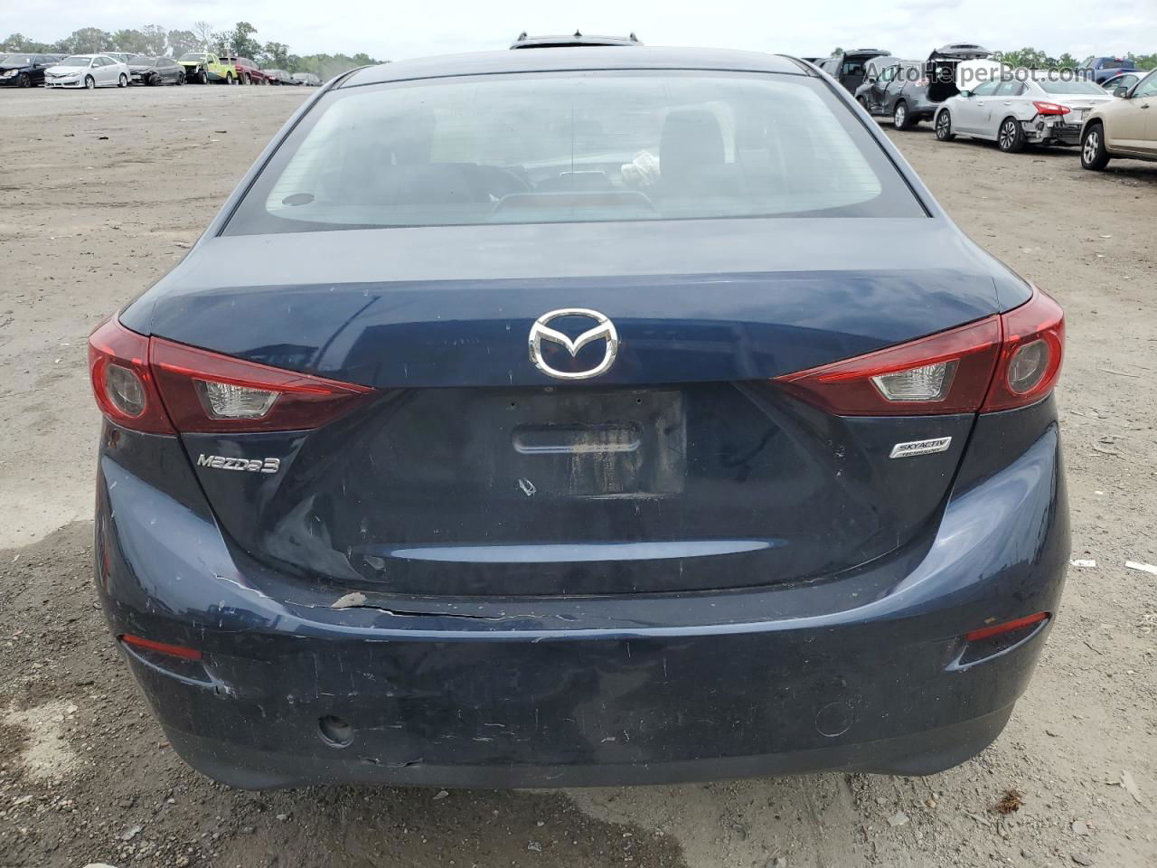 2016 Mazda 3 Sport Blue vin: JM1BM1U74G1293156