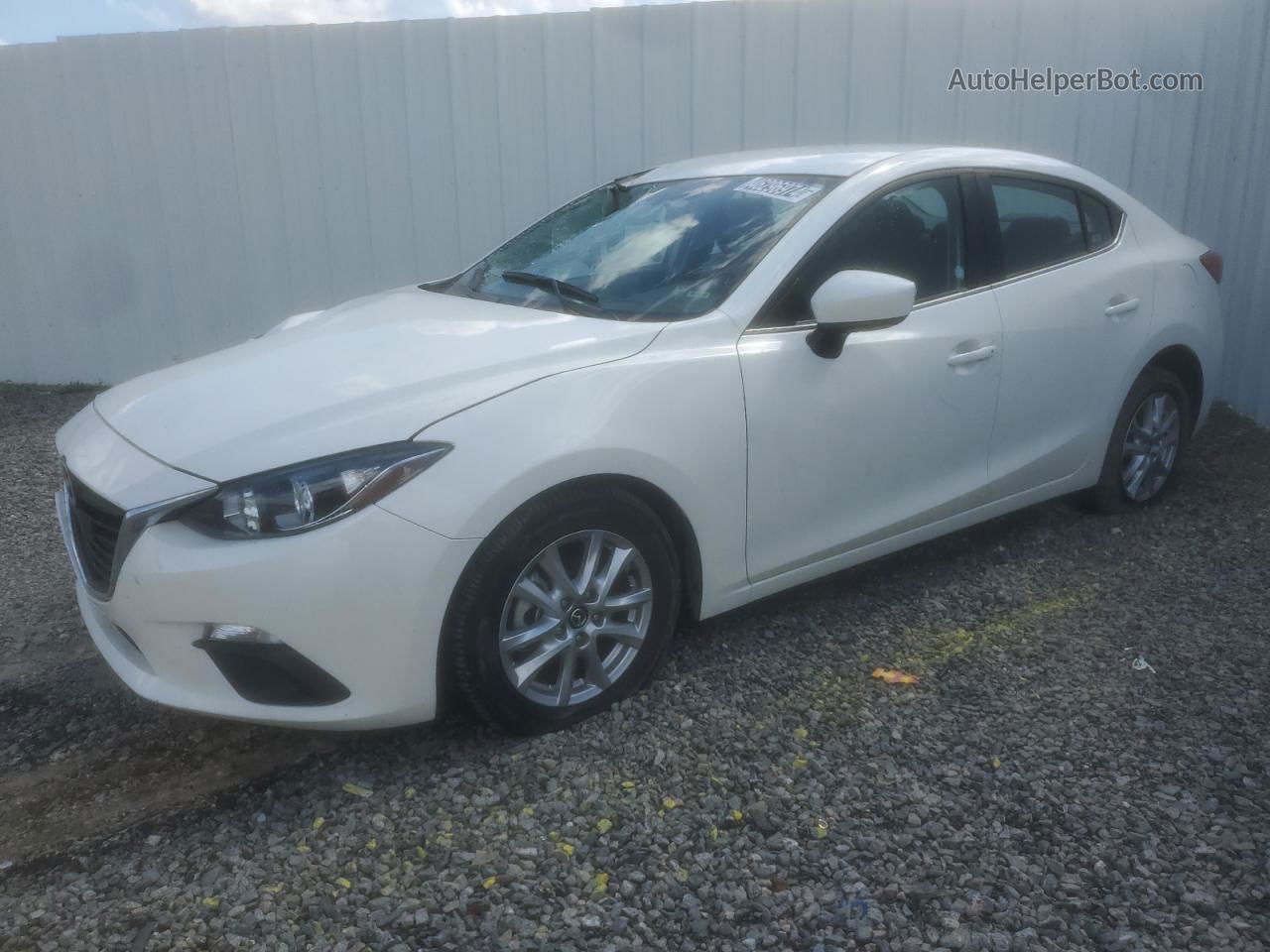 2016 Mazda 3 Sport White vin: JM1BM1U74G1295148