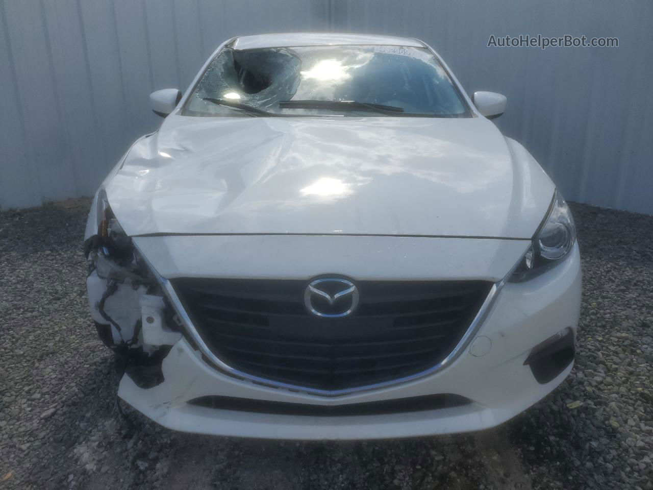 2016 Mazda 3 Sport Белый vin: JM1BM1U74G1295148