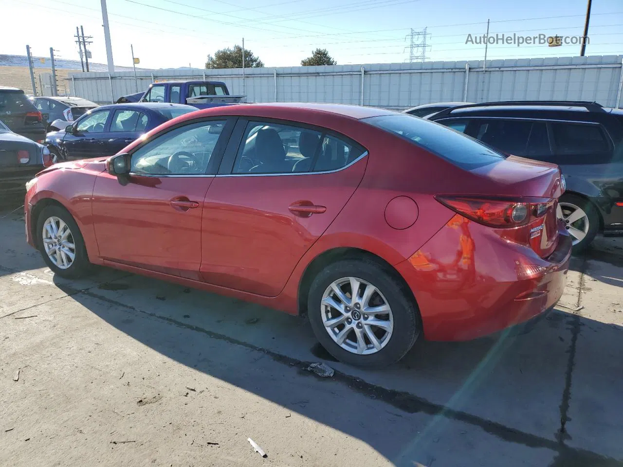 2016 Mazda 3 Sport Red vin: JM1BM1U74G1307993