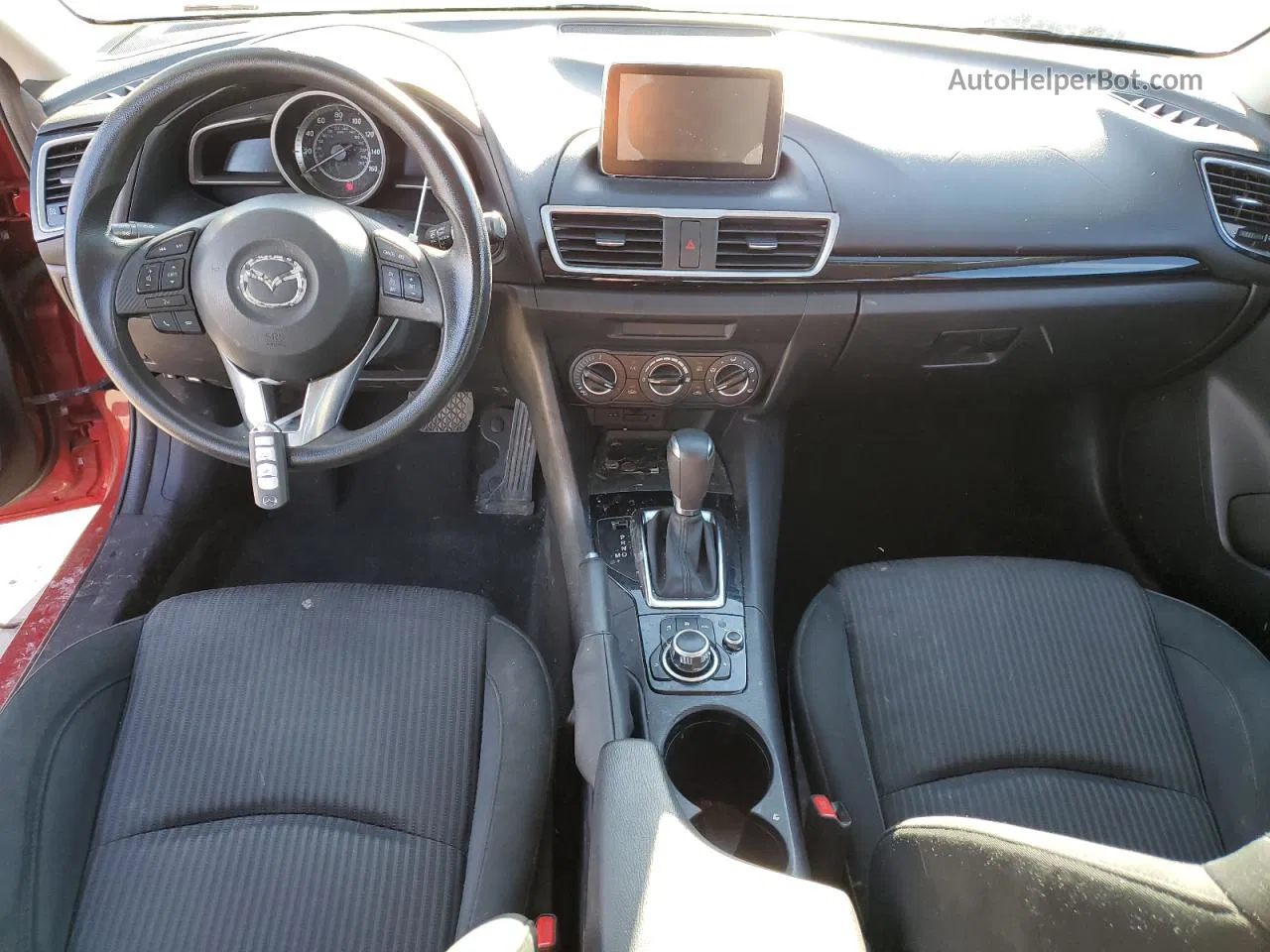 2016 Mazda 3 Sport Красный vin: JM1BM1U74G1307993