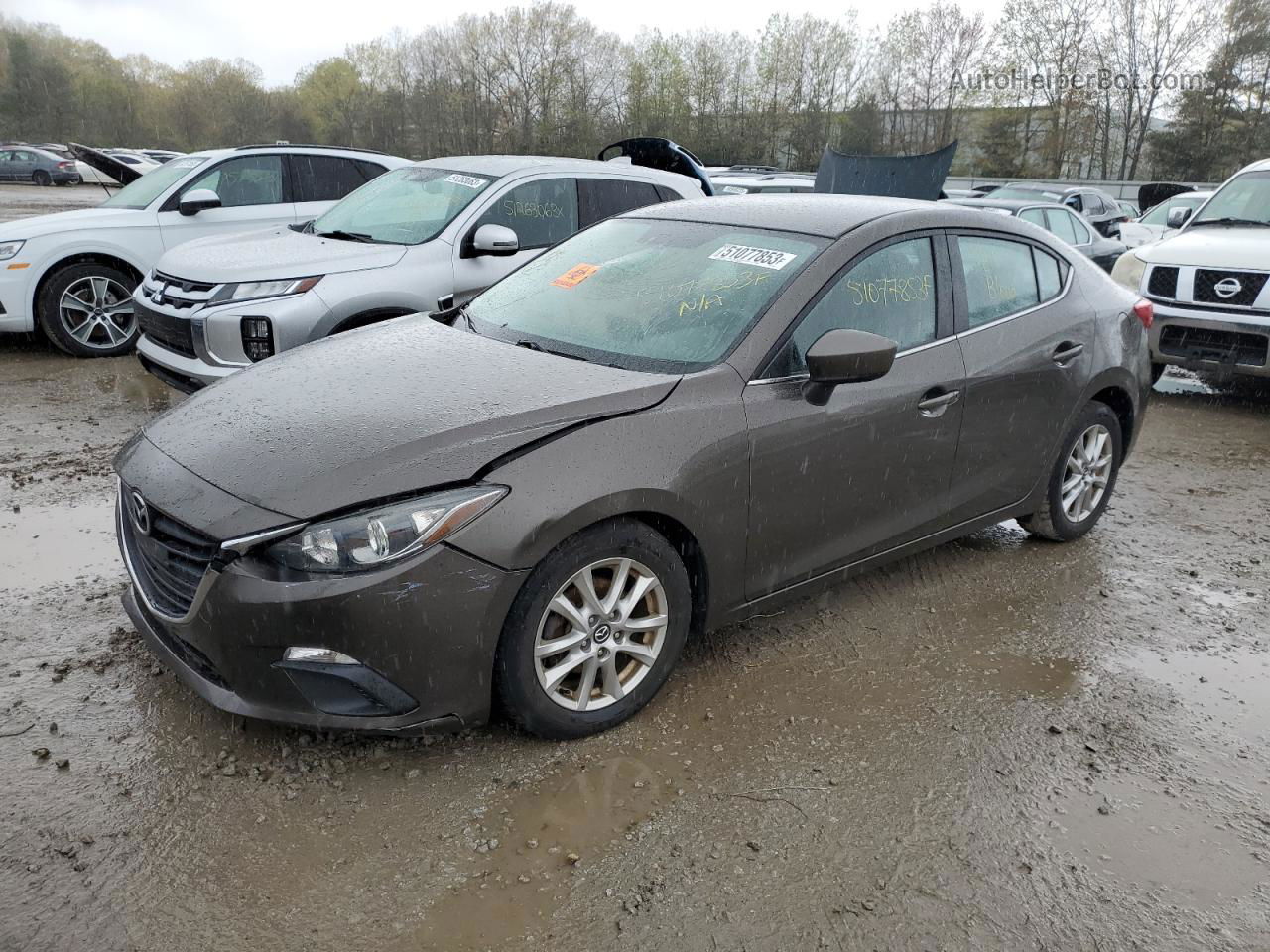 2016 Mazda 3 Sport Коричневый vin: JM1BM1U74G1309775