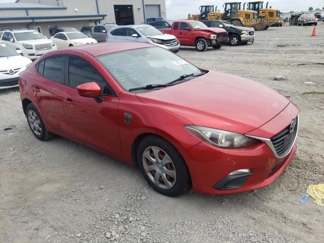 2014 Mazda 3 Sport Red vin: JM1BM1U75E1133638