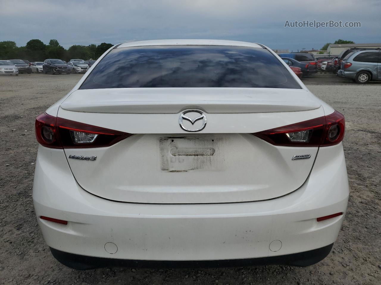 2014 Mazda 3 Sport White vin: JM1BM1U75E1135258