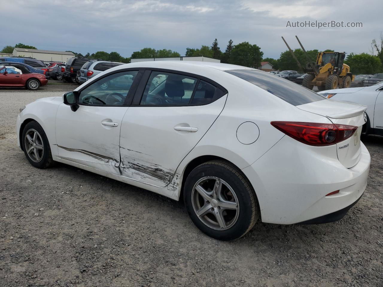 2014 Mazda 3 Sport White vin: JM1BM1U75E1135258