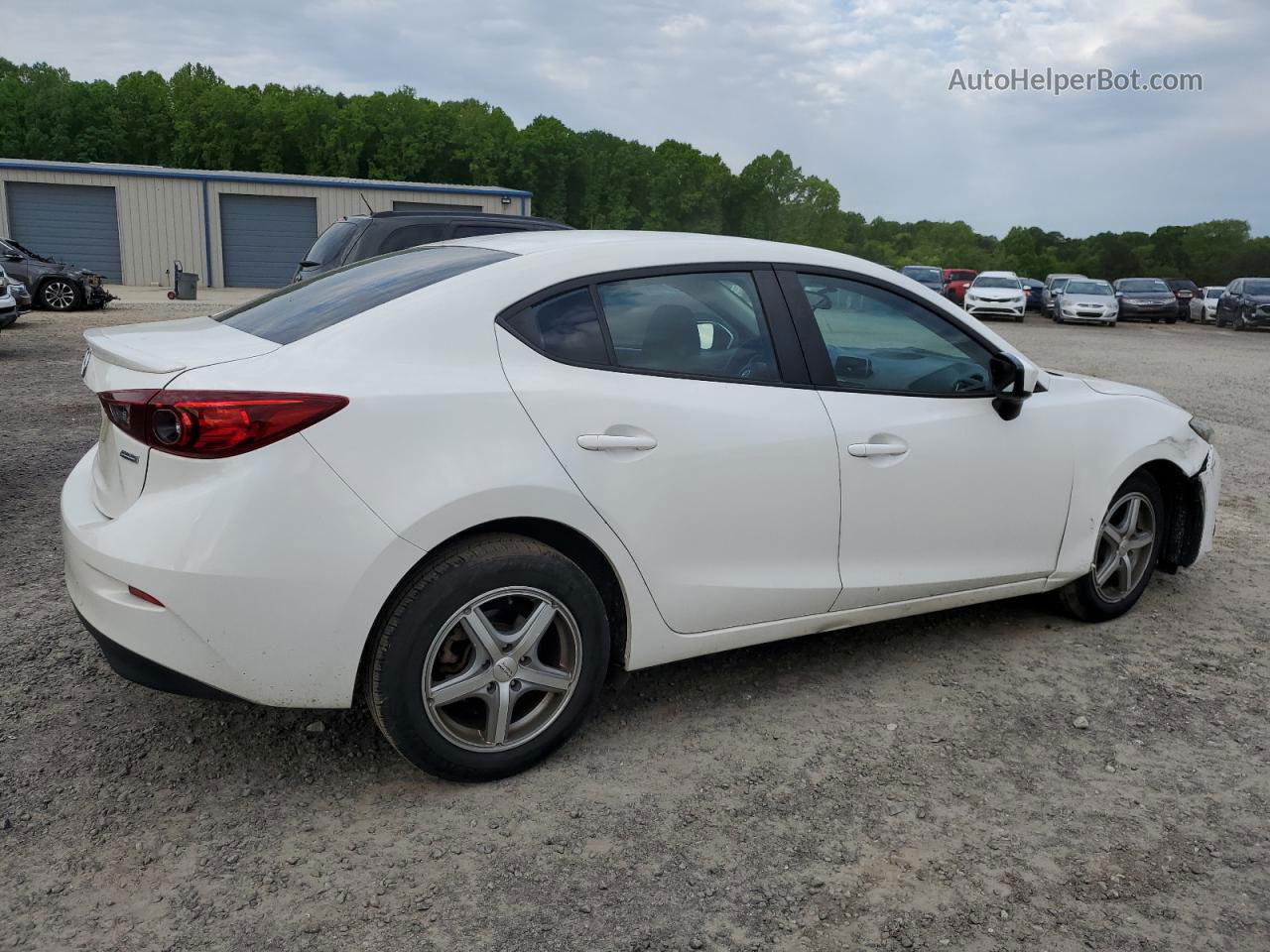 2014 Mazda 3 Sport White vin: JM1BM1U75E1135258