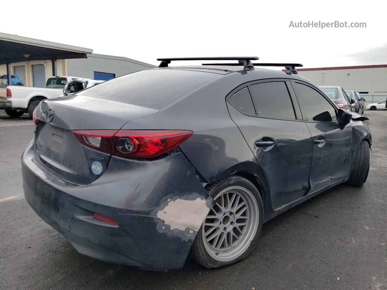 2014 Mazda 3 Sport Серый vin: JM1BM1U75E1194147