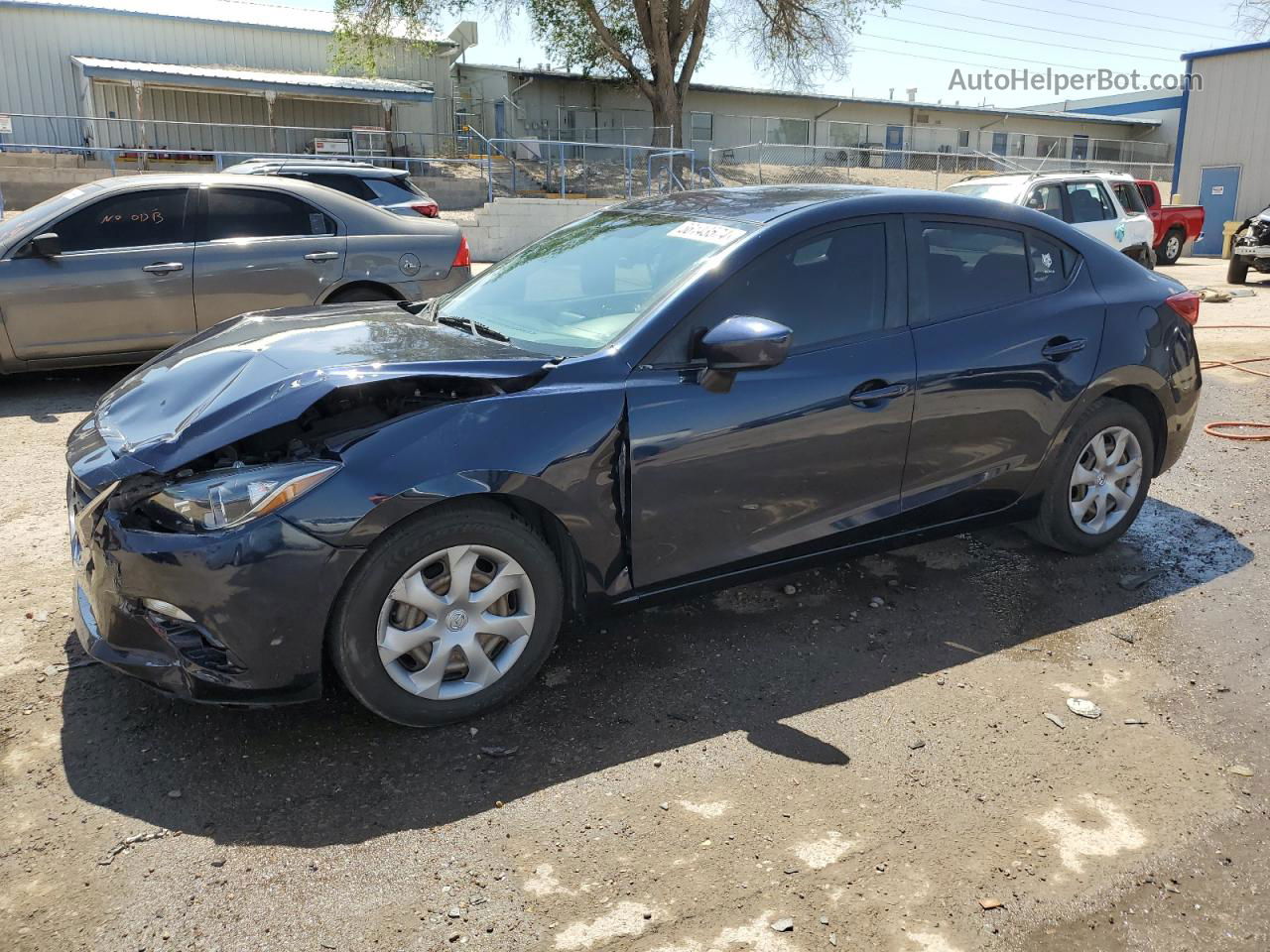 2014 Mazda 3 Sport Blue vin: JM1BM1U75E1211674