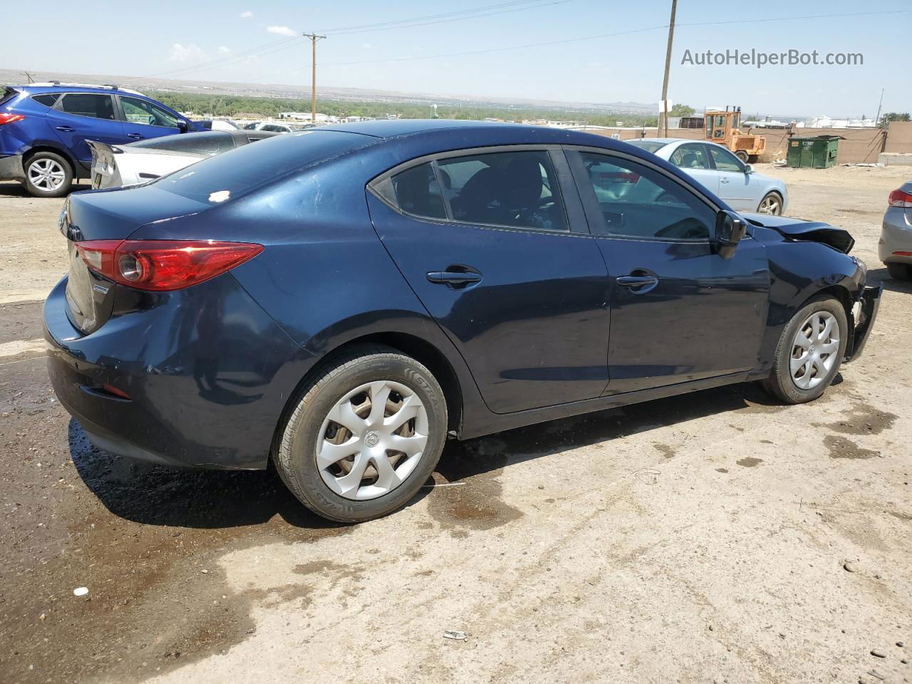 2014 Mazda 3 Sport Blue vin: JM1BM1U75E1211674