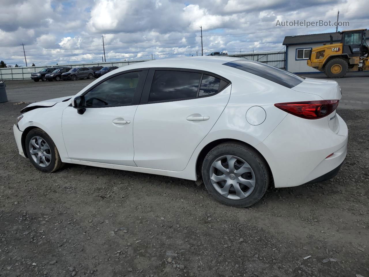 2014 Mazda 3 Sport White vin: JM1BM1U75E1215210