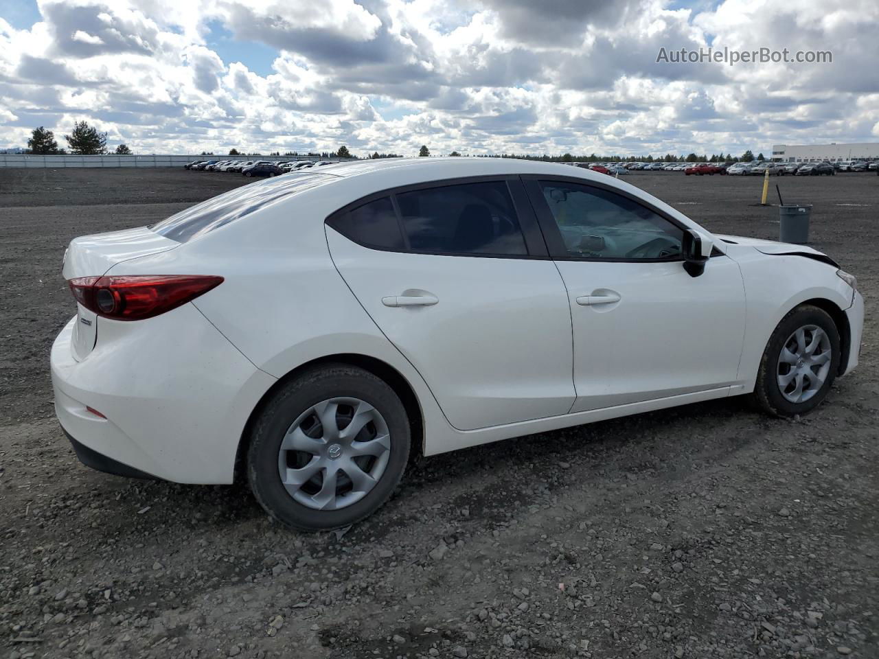 2014 Mazda 3 Sport White vin: JM1BM1U75E1215210