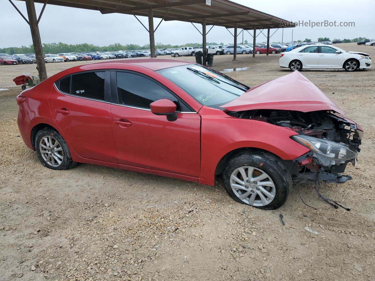 2016 Mazda 3 Sport Red vin: JM1BM1U75G1294915