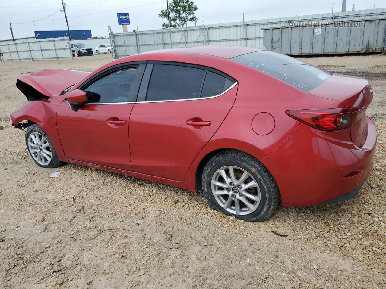 2016 Mazda 3 Sport Red vin: JM1BM1U75G1294915